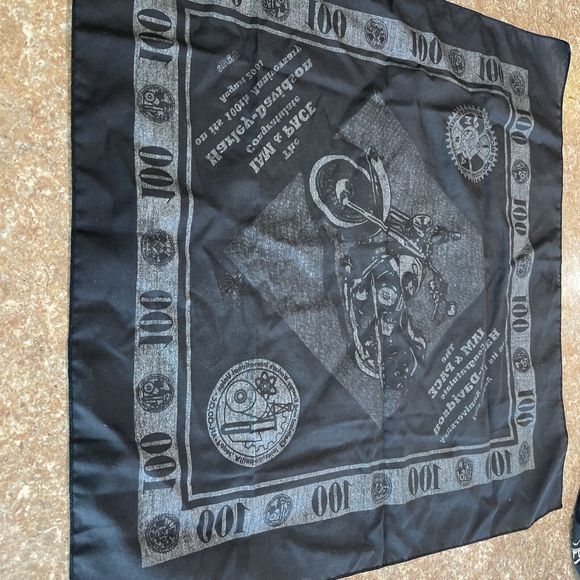 Harley Davidson Bandana Biker Handkerchief 100th Anniversary August 2003 - Picture 4 of 4